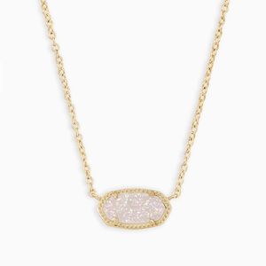 Kendra Scott Iridescent Drusy necklace